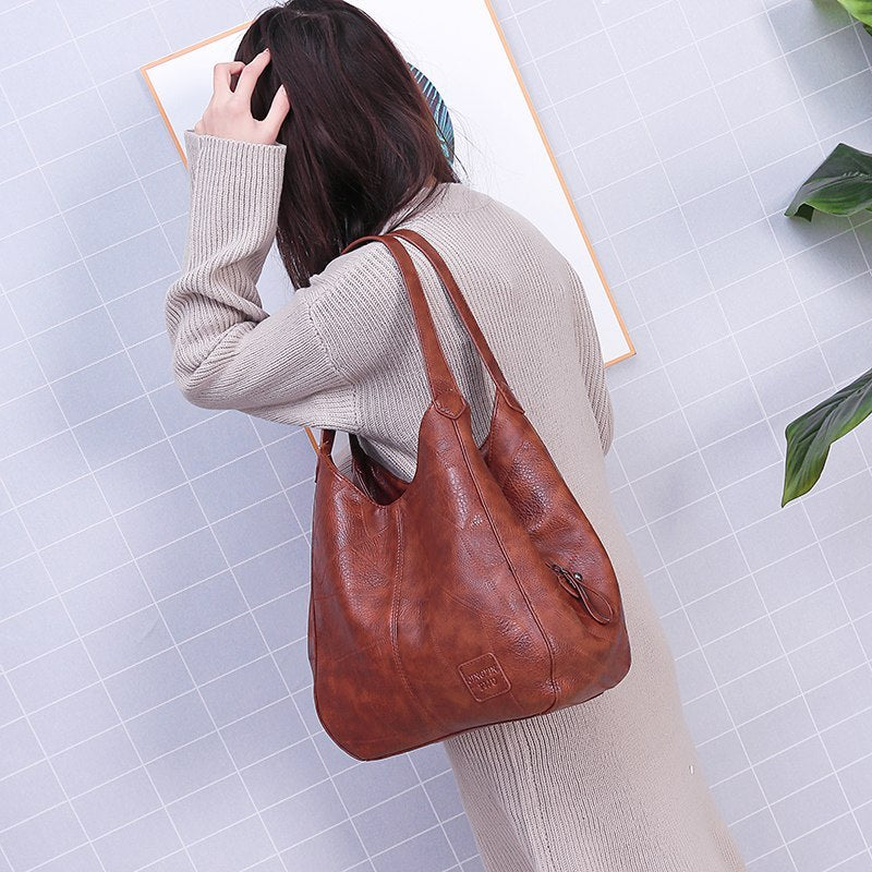 Women Leather Shoulder Bag