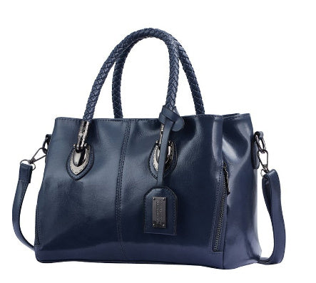 Vintage Oil Wax leather luxury handbag